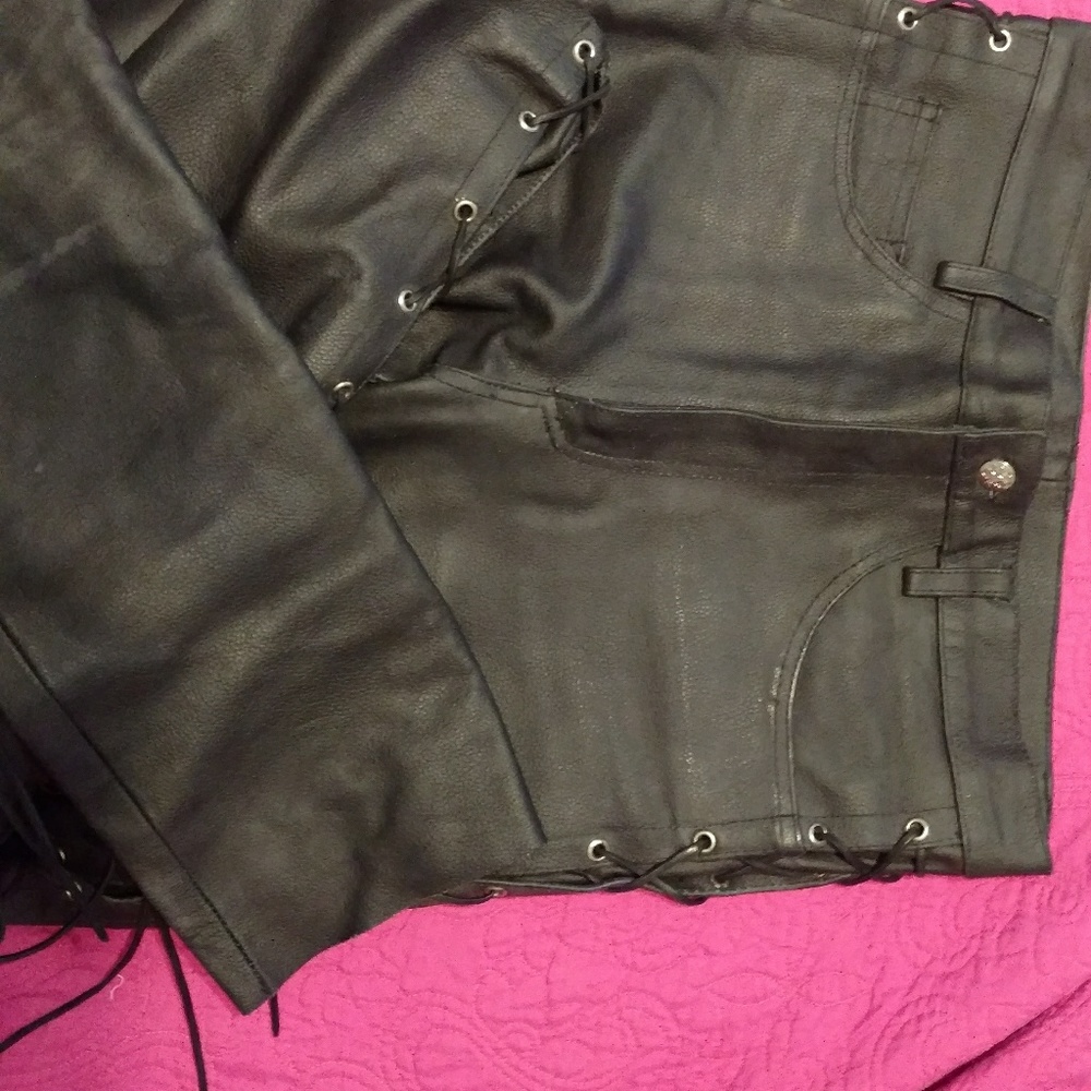 Leather pants